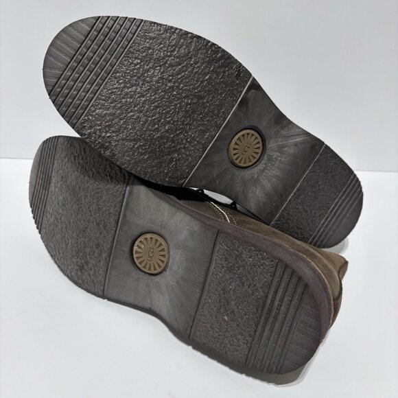 UGG Men’s Camino Chukka Boot Brown Leather, Size 8 M - Picture 7 of 8